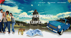 Desktop Screenshot of jugendherberge-leipzig.de